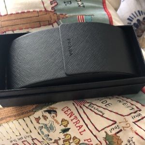 Prada sunglasses case with box